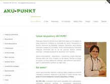 Tablet Screenshot of gabinetakupunktury.pl